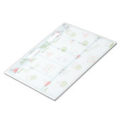 サイエンスウィークリーデスクプランナー ノートパッド (アングル)