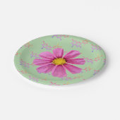 サイエンスガーデンパーティーフラワープレート ペーパープレート (アングル)