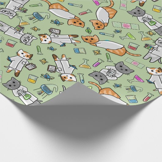 サイエンスキャッツラッピング紙 ラッピングペーパー (角)