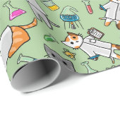 サイエンスキャッツラッピング紙 ラッピングペーパー (ロールコーナー)