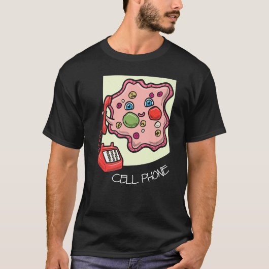 サイエンスジョーク化学実験細胞Ph Tシャツ (正面)