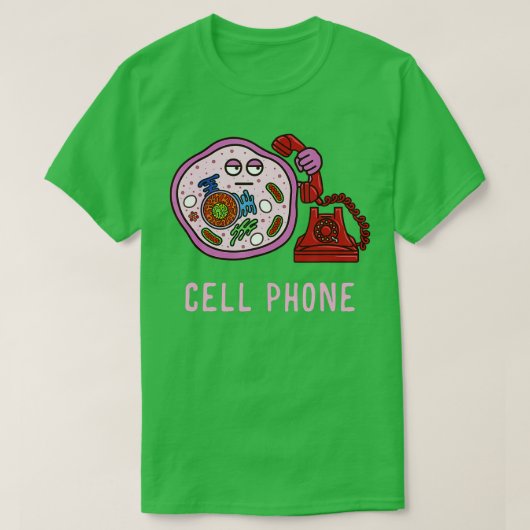 サイエンスジョーク化学実験細胞Ph Tシャツ (デザイン正面)