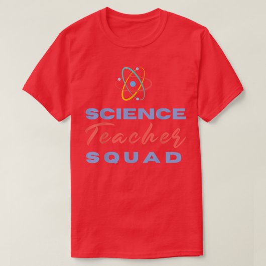 サイエンススクワッド STEM テクノロジー教師チーム生徒 Tシャツ (デザイン正面)
