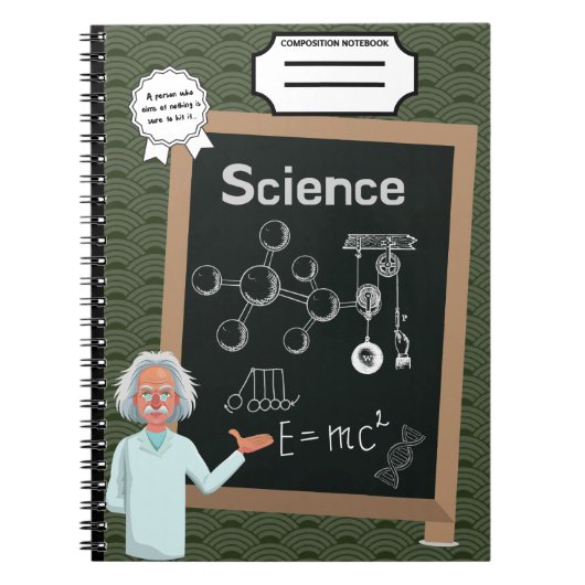 サイエンススパイラル写真ノート ノートブック (正面)