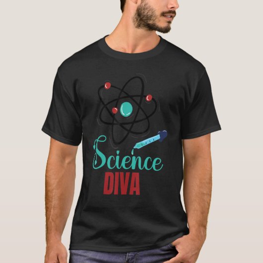 サイエンスディヴァ先生サイエンティスト先生バックSc Tシャツ (正面)