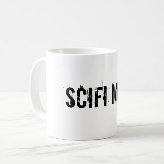 サイエンスフィクションのお母さん コーヒーマグカップ (正面左)