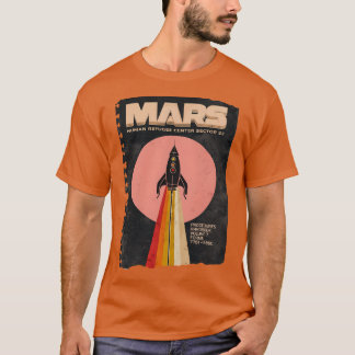 サイエンスフィクションのディストピア的な火星難民センター官僚主義 Tシャツ