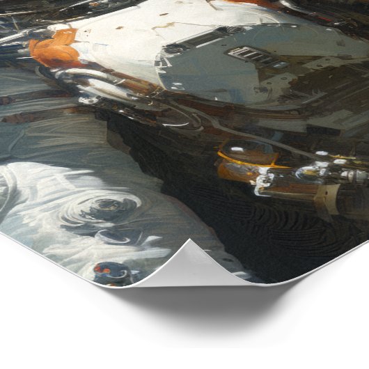 サイエンスフィクションアートのポスター：ジョン・バーキーによる魅惑の作品 ポスター (角)