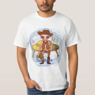 サイエンスフィクションカウボーイ エイリアン Tシャツ