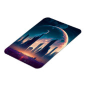 サイエンスフィクションサイバパンク宇宙シティ マグネット (左側)