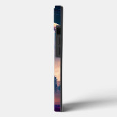サイエンスフィクションサイバパンク宇宙シティ Case-Mate iPhoneケース (裏面 / 左)