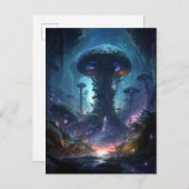 サイエンスフィクションファンタジーマッシュルームシティ ポストカード (正面/裏面)