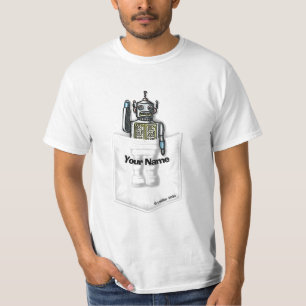 サイエンスフィクションポケットロボット Tシャツ