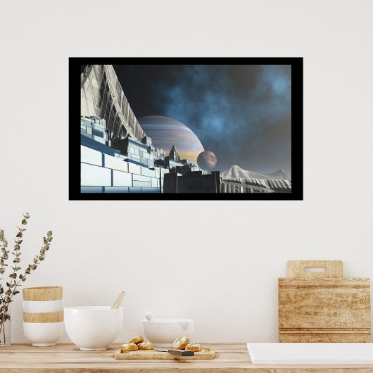 サイエンスフィクション市 ポスター (キッチン)