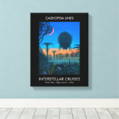 サイエンスフィクション星間クルーズカスパル線 キャンバスプリント (インサイチュ (ウッドフロア))