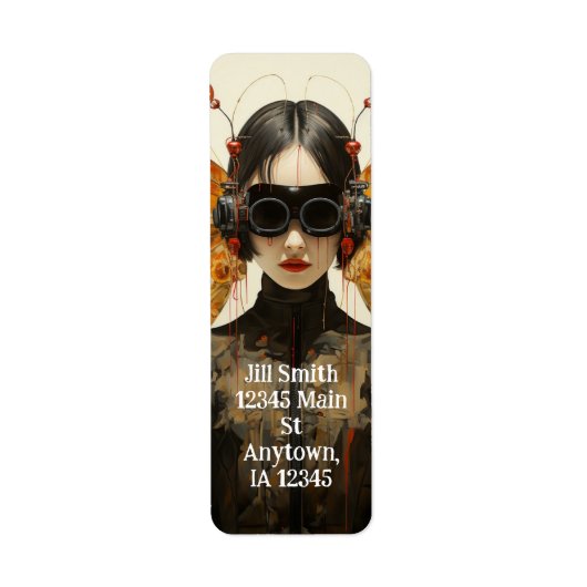 サイエンスフィクション虫 ラベル (正面)