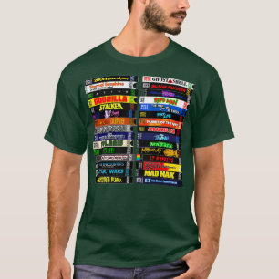 サイエンスフィクション VHS スタック Tシャツ