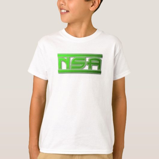 サイエンスフィクションNSA Tシャツ (正面)