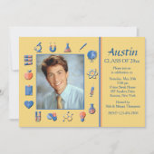 サイエンスフレーム卒業パーティー招待状 招待状 (正面)