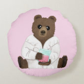 サイエンスベア ラウンドクッション (裏面)