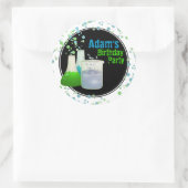 サイエンスラボ誕生日 ラウンドシール (バッグ)