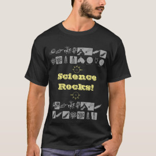 サイエンスロック声明グラフィックデザインタイポグラフィ Tシャツ
