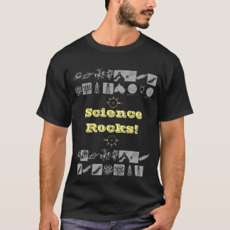 サイエンスロック声明グラフィックデザインタイポグラフィ Tシャツ