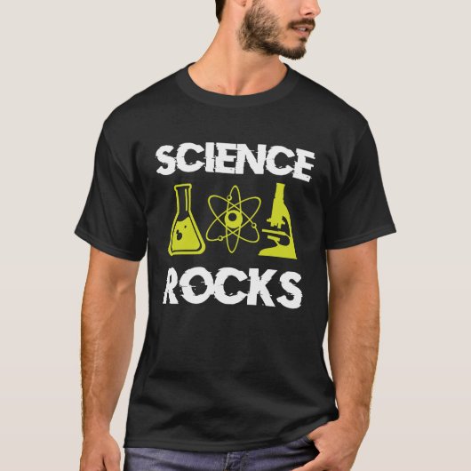 サイエンスロック 化学者 サイエンス 化学 Tシャツ (正面)