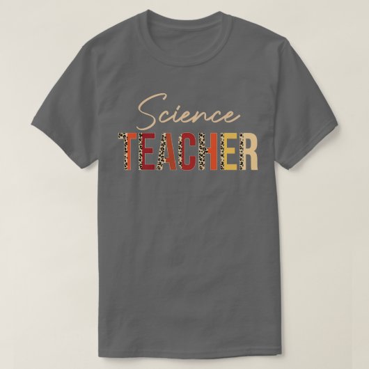 サイエンス先生ヒョウ秋秋の恋人たち感謝祭 Tシャツ (デザイン正面)