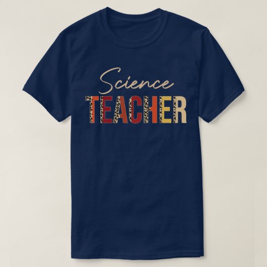 サイエンス先生ヒョウ秋秋の恋人たち感謝祭 Tシャツ (デザイン正面)