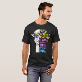 サイエンス先生ラマ Tシャツ (正面フル)