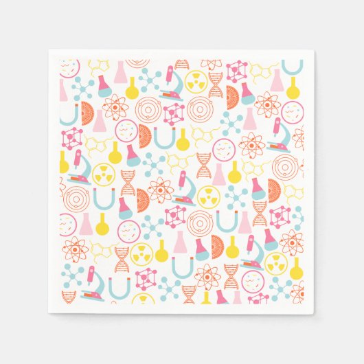 サイエンス先生紙ナプキンス スタンダードカクテルナプキン (正面)