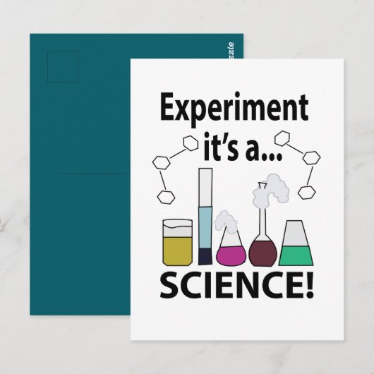 サイエンス実験 It's a Science ポストカード (正面/裏面)