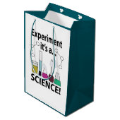 サイエンス実験 It's a Science ミディアムペーパーバッグ (裏面アングル)