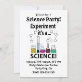 サイエンス実験 It's a Science 招待状 (正面)
