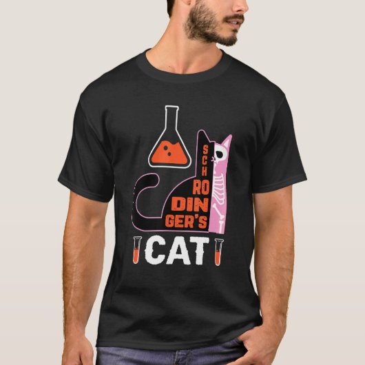 サイエンス シュレディンガーの猫 Tシャツ (正面)