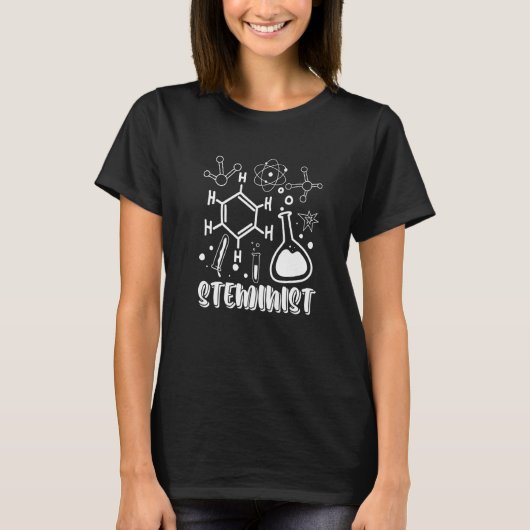 サイエンス ステミニスト ステム テクノロジー 教師 3 Tシャツ (正面)