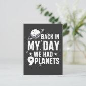 サイエンス プラネット 天文学 - 冥王星 銀河 名言 ポストカード (スタンド正面)