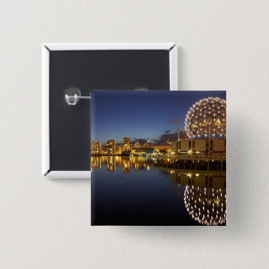 サイエンス·ワールドとCBDは、ファース·クリークに映し出された。 缶バッジ (正面&裏面)