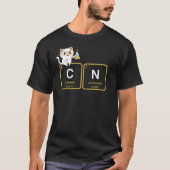 サイエンス 化学 ナード ユーモア 周期表 Tシャツ (正面)