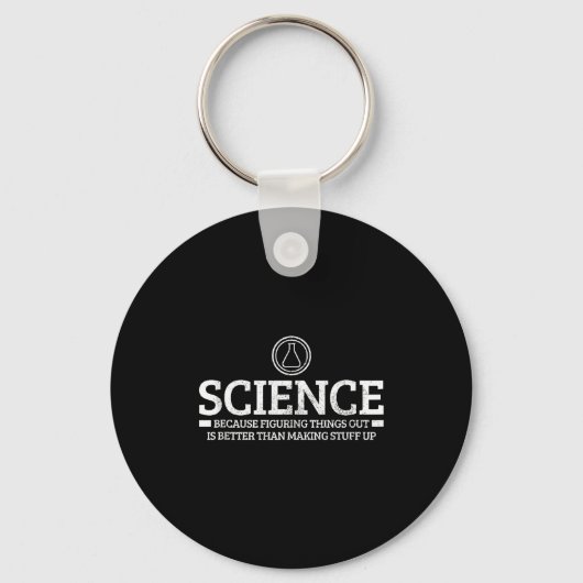 サイエンス 物理学 化学 ネิร์ド おもしろフレーズ 科学 キーホルダー (正面)