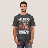 サイエンス 科学者 おもしろ 理科の先生 ヴィンテージ Tシャツ (正面フル)