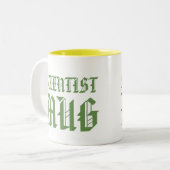 サイエンティストマグ |おもしろいユーモアのスローガンKids Mug ツートーンマグカップ (正面左)