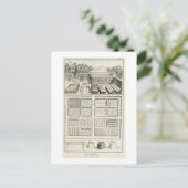 「サイエ百科事典」から採れた植物園 ポストカード (スタンド正面)