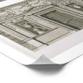 サイオンハウス図書室の標高c.1760-69 ポスター (角)