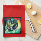 サイカデリック・ルーシー キッチンタオル (四つ折り)