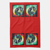 サイカデリック・ルーシー キッチンタオル (縦)