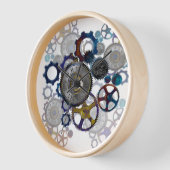 サイカデルのスチームパンクギア、コグ、時計の顔ギフト 壁時計 (傾斜)