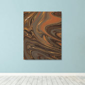 サイカデル大理石リキッドアート絵を描 キャンバスプリント (インサイチュ (ウッドフロア))