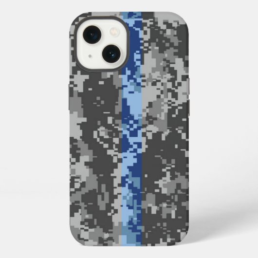 サイカモiPhone 6 カバー 薄い青のライン (裏面)